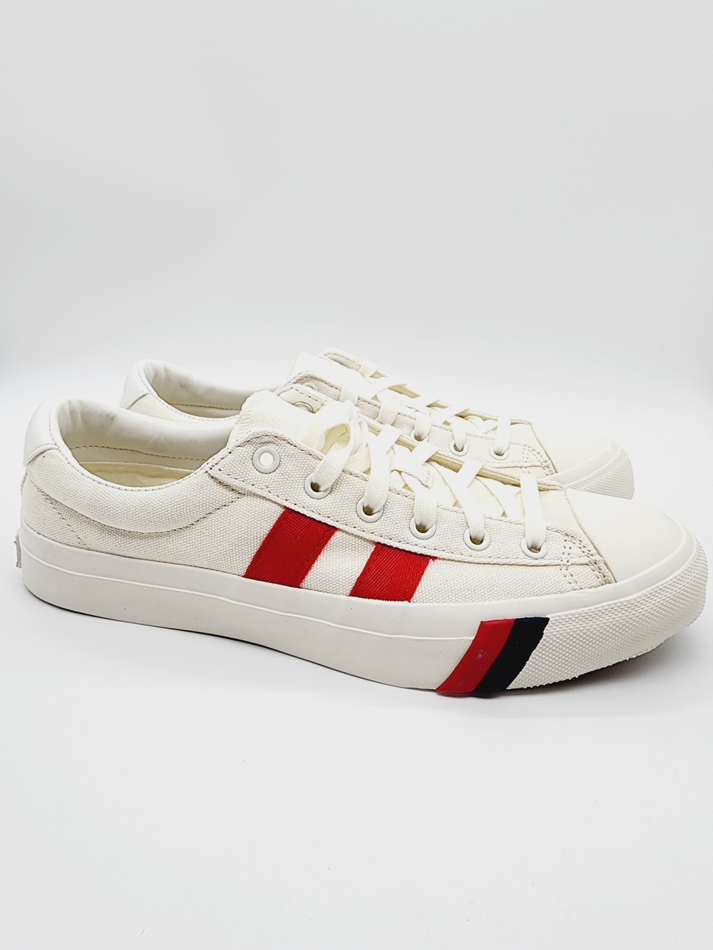 PRO-Keds Royal Plus Canvas White Red Sneakers Men's Size 9.5 NEW - Picture 4 of 16